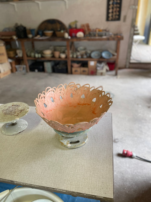 Big Bowl #3 Drippy Pink