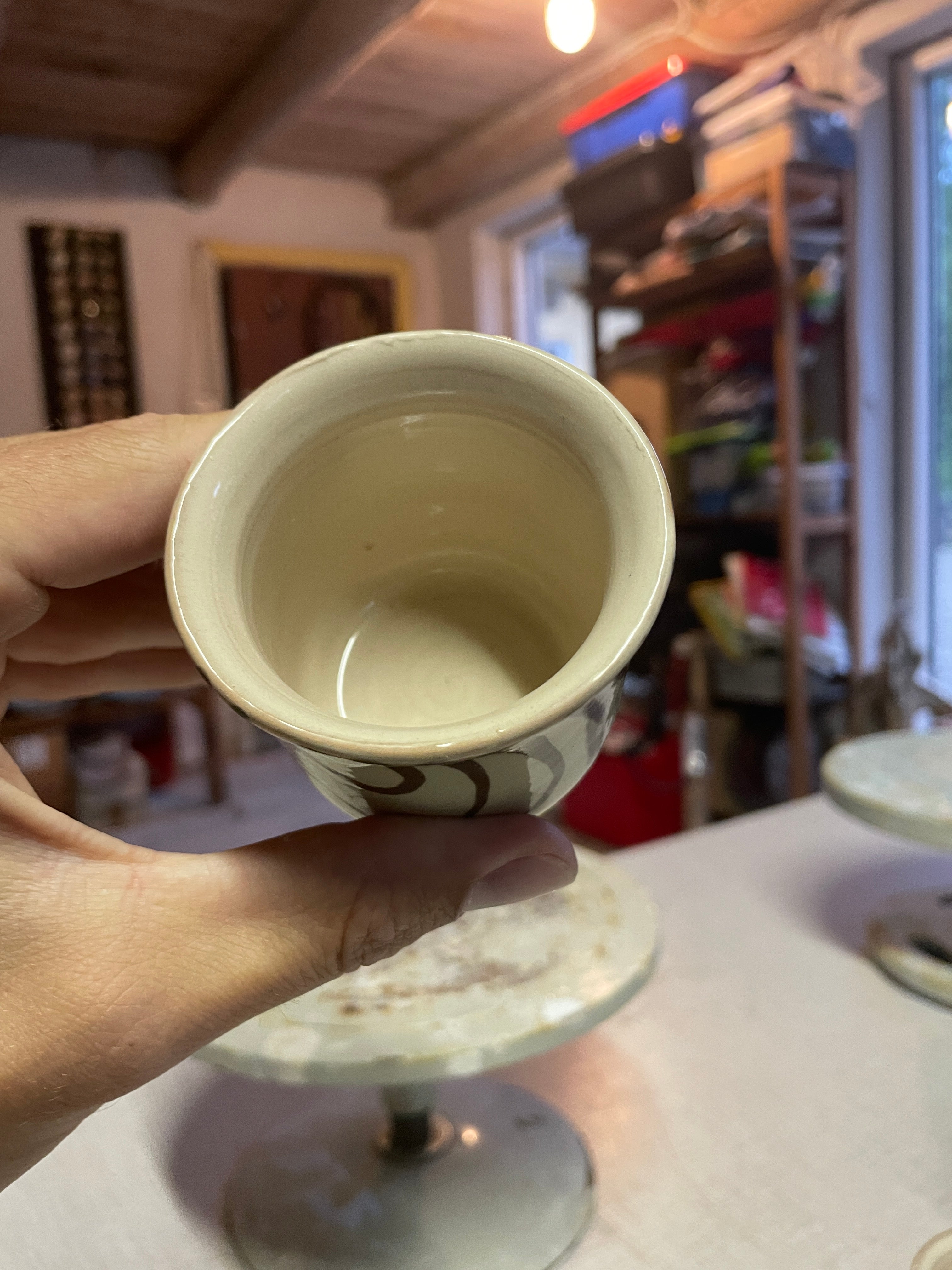 Brown Stripes Coffee/tea Cup