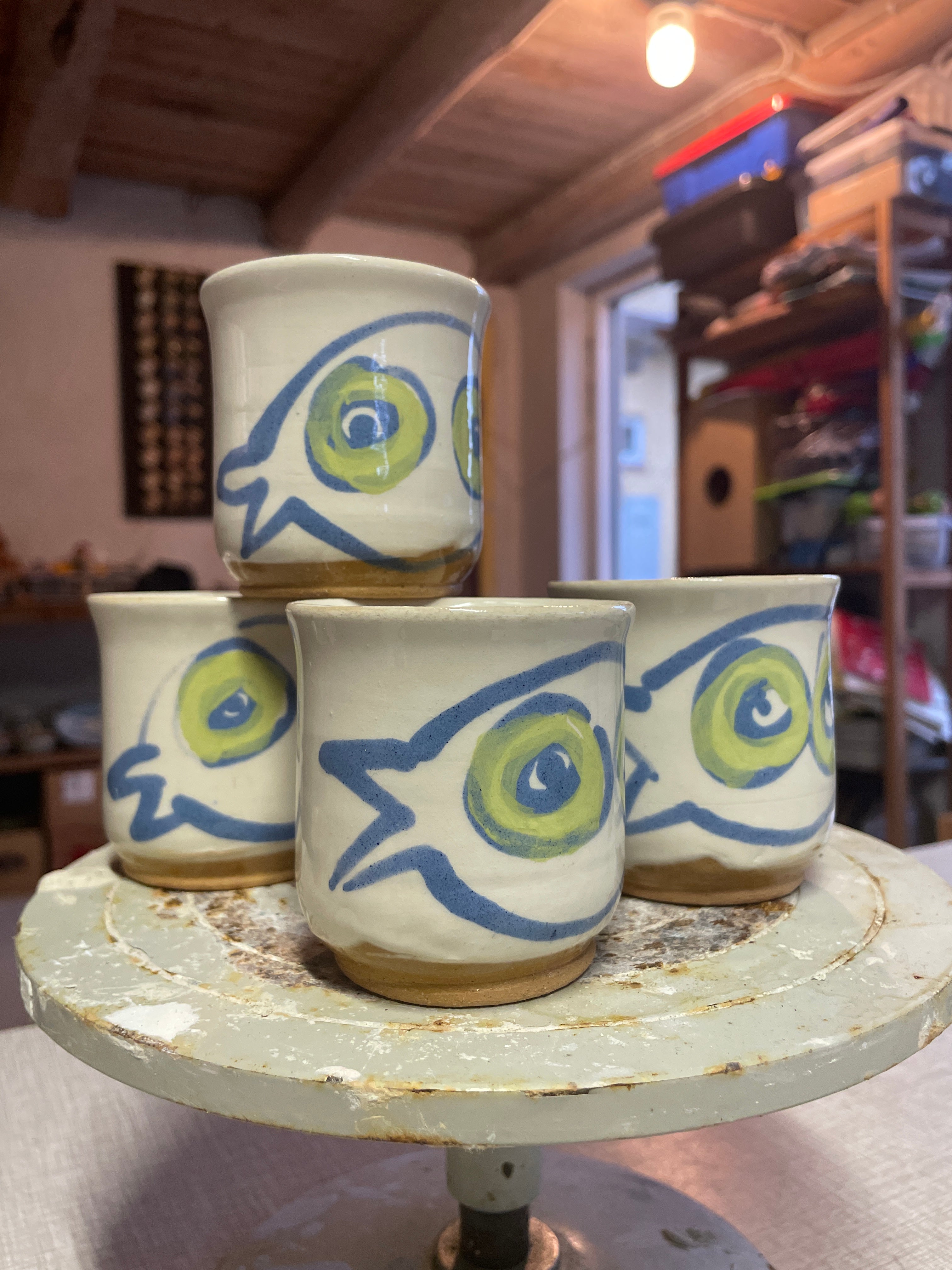 Bird Coffee/Tea Cup 4pcs set