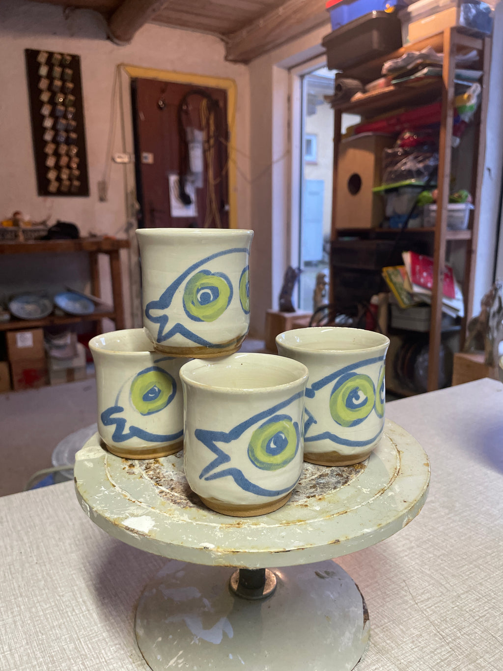 Bird Coffee/Tea Cup 4pcs set