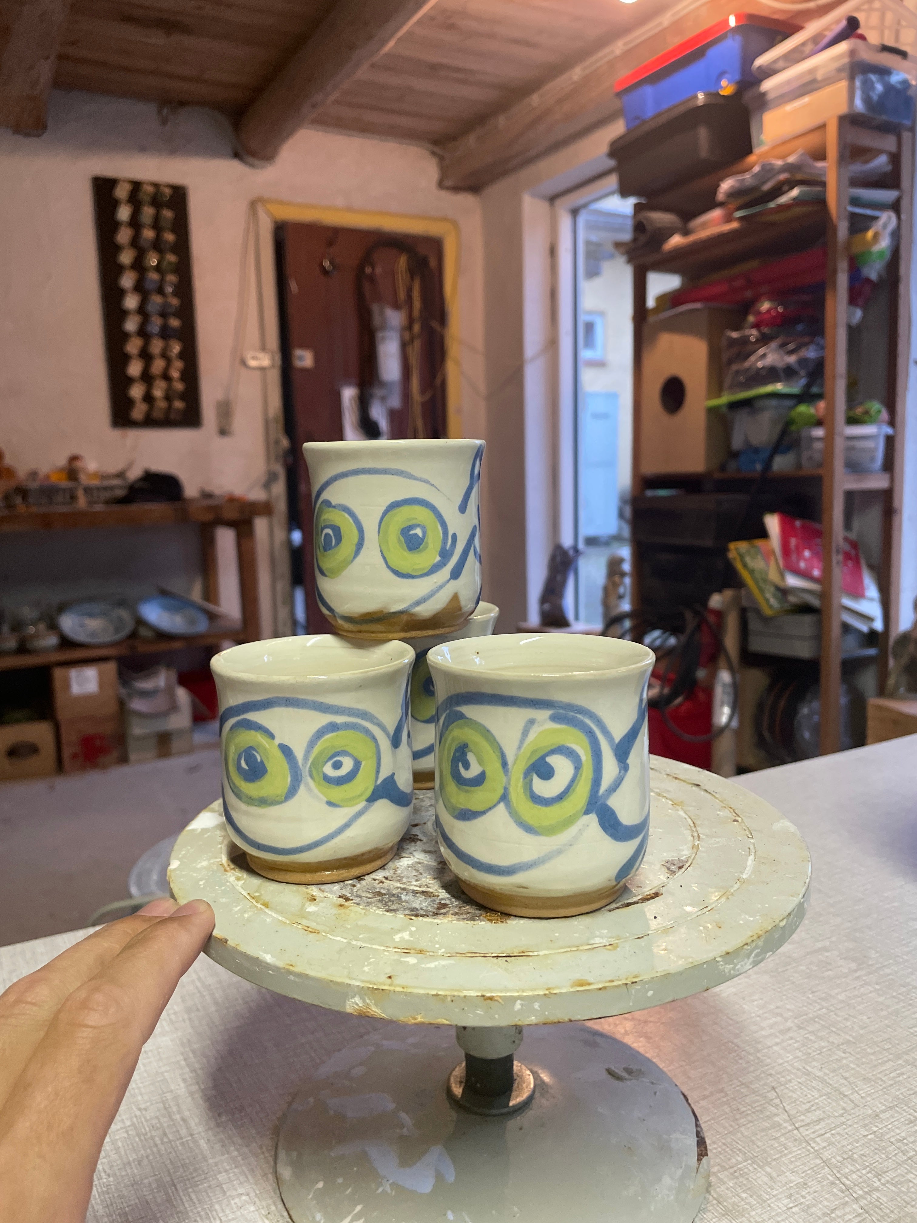 Bird Coffee/Tea Cup 4pcs set